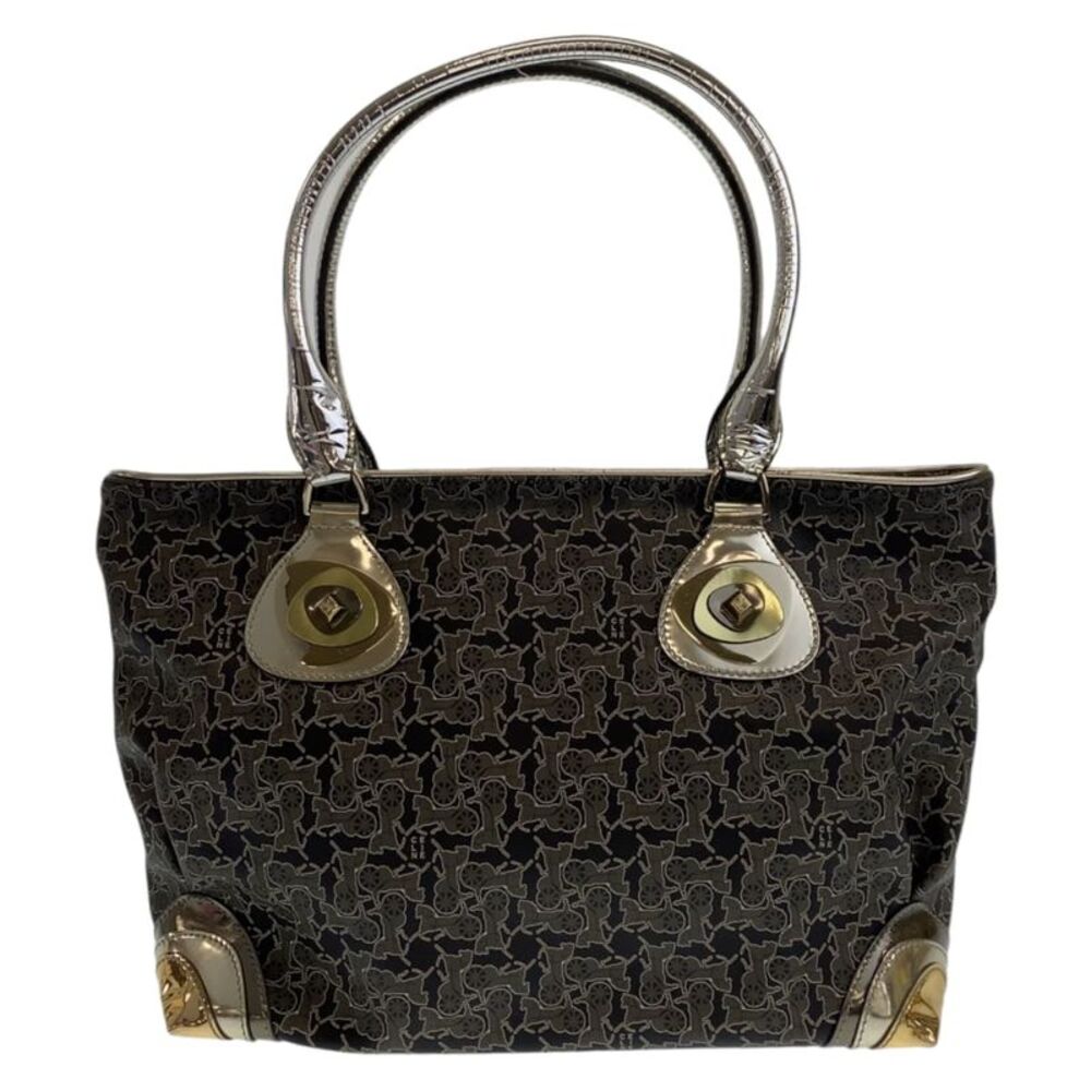 Celine Vintage Salky Carriage Tote Shoulder Bag